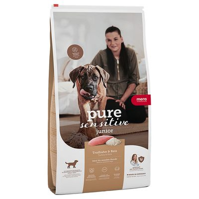 Mera Pure Sensitive Junior Indyk z ryżem 12,5 kg