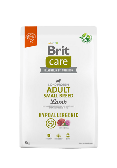 Brit Care Adult Small Breed Lamb & Rice 3kg