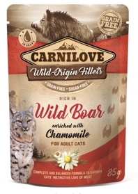 Carnilove Cat Wild Boar & Chamomile 85g saszetka
