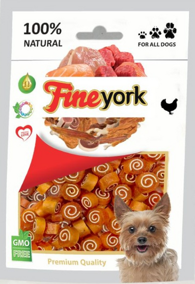 Prozoo Fine York Rolki z kurczaka i ryby 80g