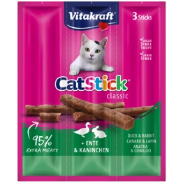 Vitakraft Cat Stick Mini Kaczka Królik 3szt.