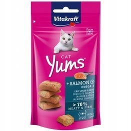 Vitakraft Cat Yums z łososiem 40g dla kota