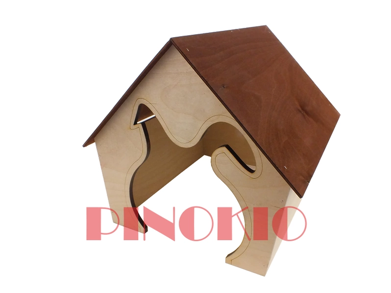 Pinokio drewniany domek dla królika DUŻY 31,5 x 33 x 29 cm