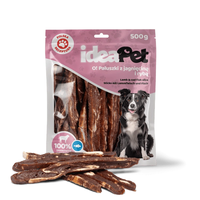 IDEAPET 500g PALUSZKI Z JAGNIĘCINĄ I    