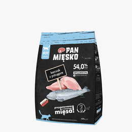 Pan Mięsko Kot Kurczak z pstrągiem 400g