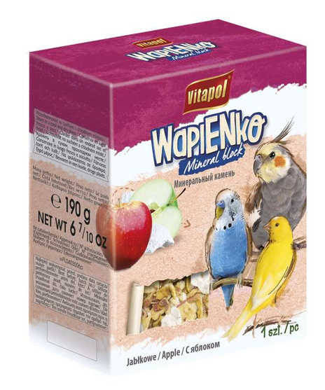 Vitapol Kostka wapienna dla ptaków XL jabłkowa 190g