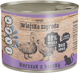 Wiejska Zagroda Kot Kurczak z Kaczką 200g