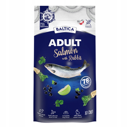 Karma dla małych ras Baltica Łosoś z królikiem 3kg