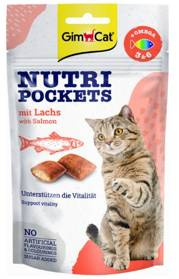 GimCat Nutri Pockets Łosoś 60g