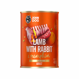 John Dog Pumpkin Line - Jagnięcina z królikiem i dynią 400g