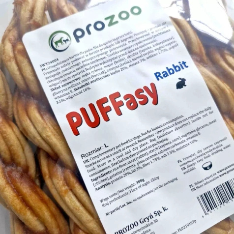 Prozoo PUFFasy Rabbit Twist L 6 szt.