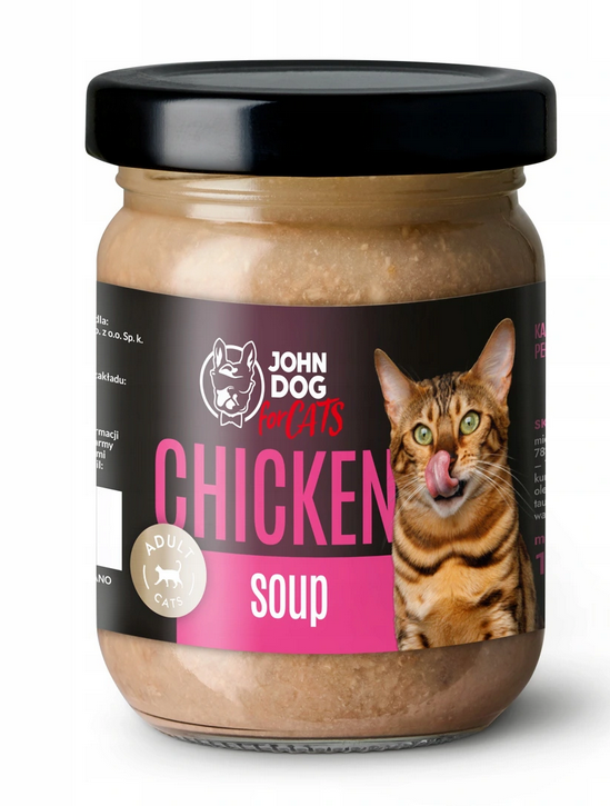 John Dog for Cats Chicken Soupe 100g Kiwi Zoo