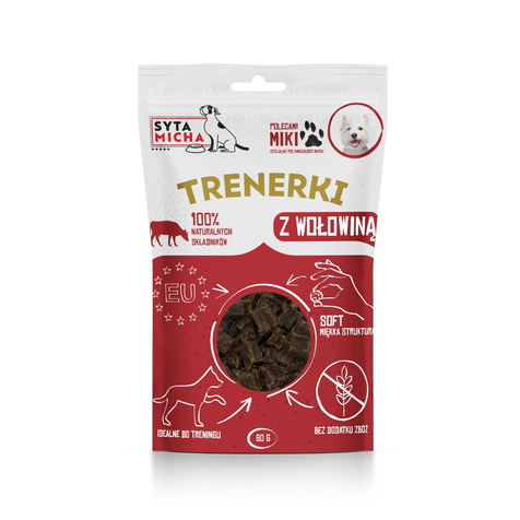  Treningówki z wołowiną dla psa 80g