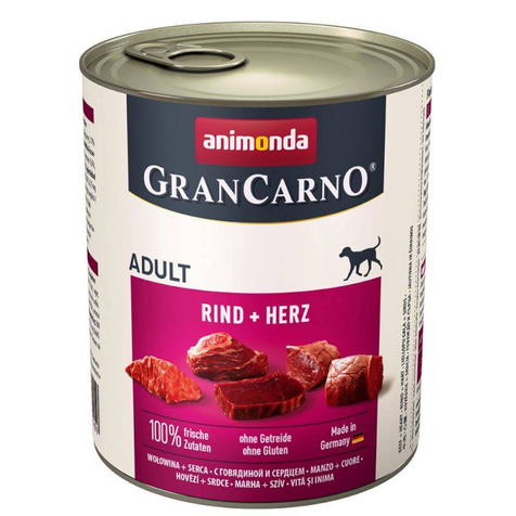 Animonda Grancarno Wołowina + Serca 800g